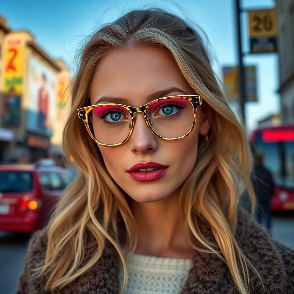 Elsa Hosk Shines in Elisa Johnson's Holiday Eyewear Launch