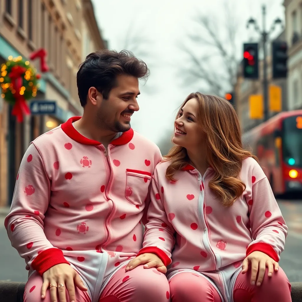 Billy Ray & Liz Hurley: First Christmas in Matching Onesies!